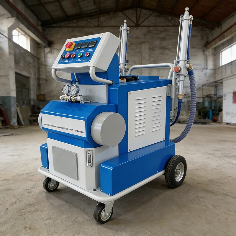 High Efficiency Polyurethane Foam Spray Equipment with Automatic Temperature Control for Roof Insulation
